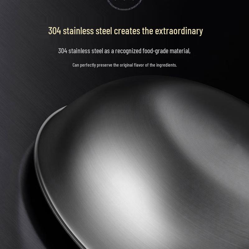 Kangbache 304 Edelstahl Titan Wabenstruktur Antihaft Wok