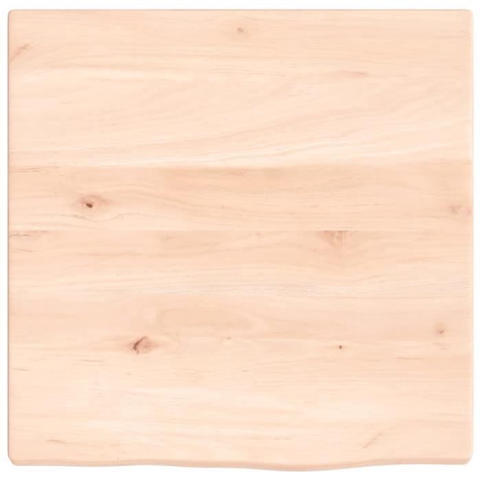 VidaXL Étagère murale 40x40x2 cm bois de chêne massif non traité 363509