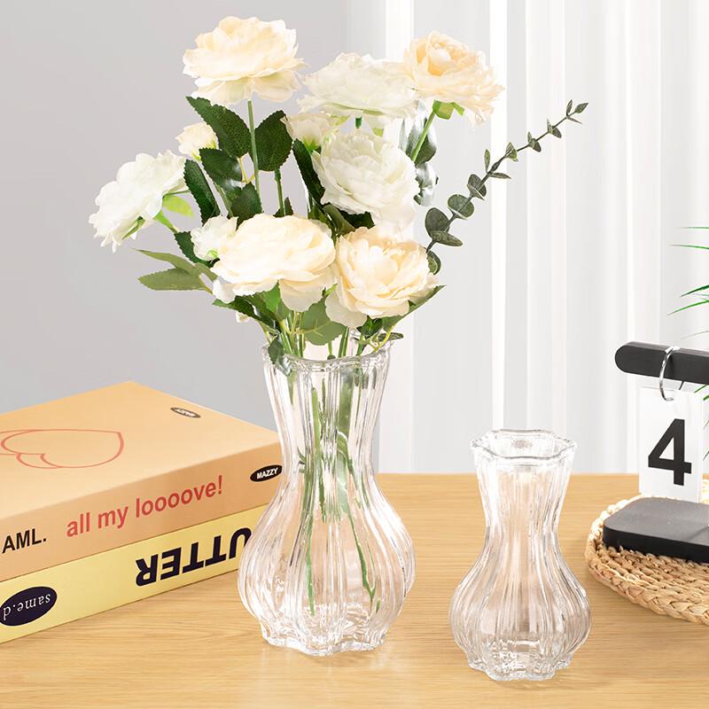 Jianlongxing Luxury Transparent Glass Art Vase