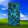 Pokras Lampas Art Graffiti Handyhülle für Samsung Galaxy A13,A21s,A22,A31,A32,A52,A53,A71,A80,Weiche Schwarze Hülle