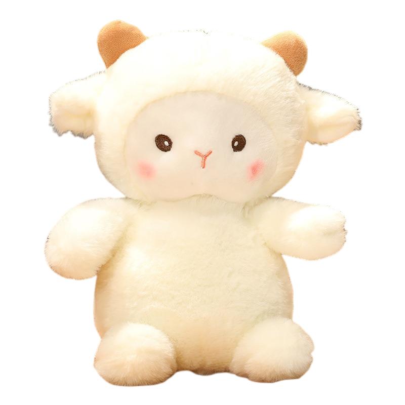 

Плюшевая игрушка Овечка в платье, мягкая подушка, подарок для девочек, детская кукла Nude,23cm/9.06in