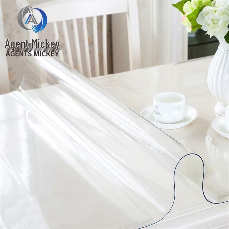 Agents Mickey Clear PVC Protective Mat 120x120 CM