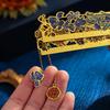 Chinese Style Inspirational Metal Bookmark Ruler - Portable Gift for Students & Teachers