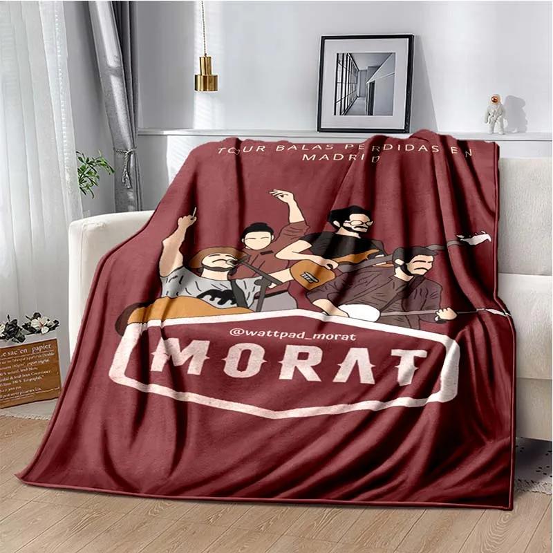 Morat Music Band Printed Flannel Blanket Soft Autumn and Winter Warm Plush Throw Blanket Adult Bedroom Sofa Bed Picnic Blanket