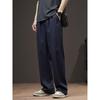 Old Money Style Linen Pants for Men, Summer Thin Loose Straight Cotton-Linen Trousers, Export Men's Clothing, Japanese Casual Long Pants