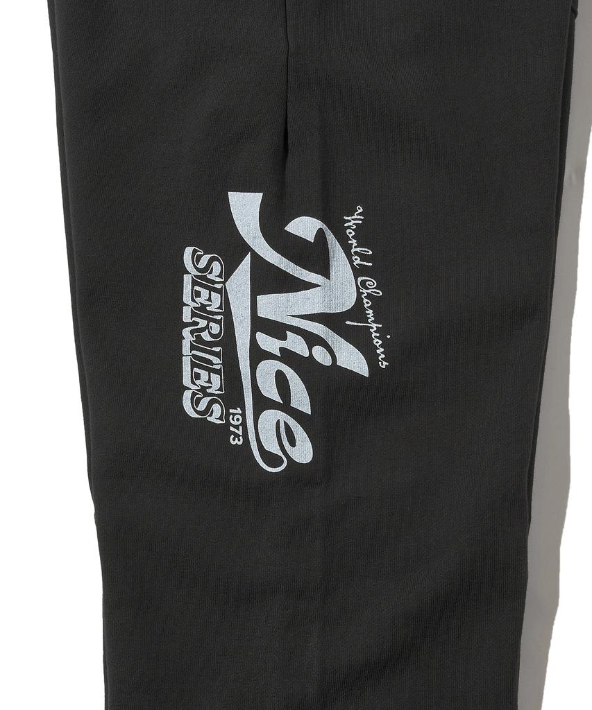 DISCUS ATHLETIC Nice Weather Collaboration Nice Series Sweat Pants Washed Black