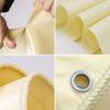 Beige PVC Tarpaulin Coated Banner Garden Rainproof Cloth Balcony Windproof Canopy Waterproof Sail Outdoor Protection Canvas