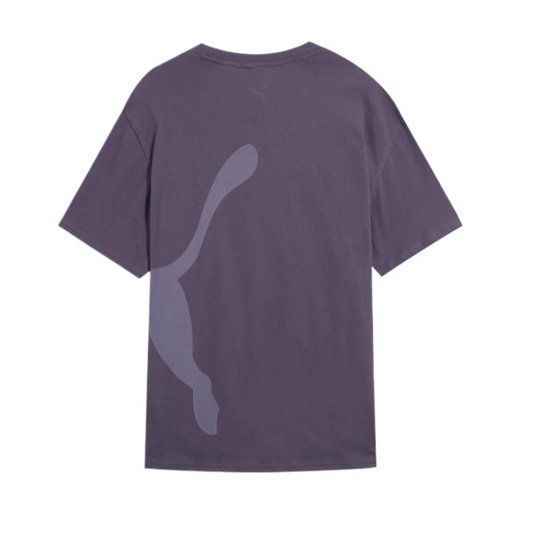 

New PUMA T Shirt Unisex Charcoal Gray Purple 633855-90 XL