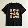 Cute Hamster Collection MultiBreed Rodent Lover Casual Graphic TShirt Hamster Lover Gift Tshirt Unisex Crewneck Cotton Shirt