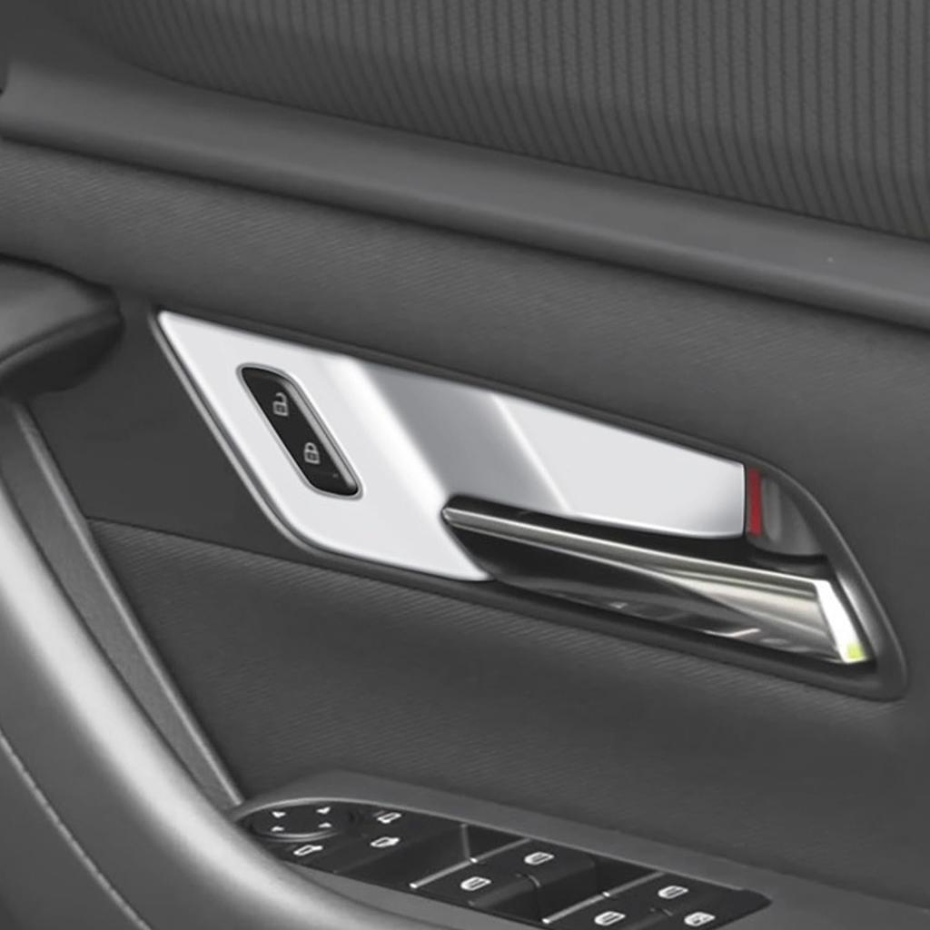 Hyorabyn Mazda Nowa Seria CX-60 KH Nakładka Dekoracyjna na Wnękę Klamki Drzwi Akcesorium Opcjonalne o Specyficznym dla Samochodu Designie 4 szt. Srebrny