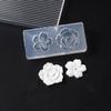 Flower Molds Nail Art Silicone Molds Stencils Manicure Template Plumeria Flower Nail Art Decorations Nail Carving Mould