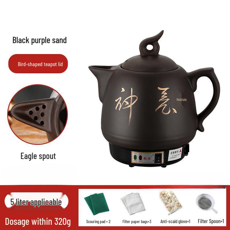 Vollautomatischer elektrischer Dekoktionstopf - Keramik-Kasserolle für traditionelle chinesische Medizin