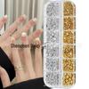 Gold & Silver Pearl Nail Art & Accessory Set