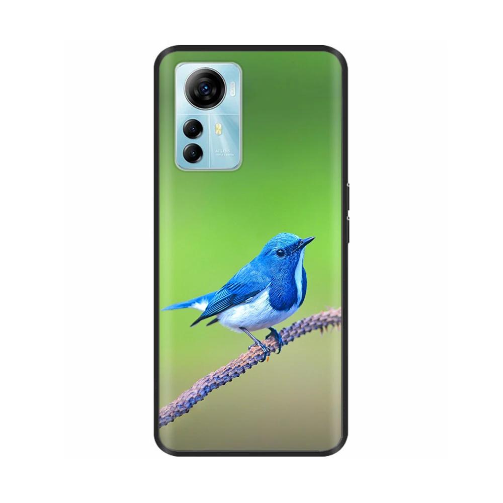 Cute Phone Case For Blade A72s 4G Case Flower Cartoon Painted Soft Silicone Fundas for ZTE Optus X Max A 72s Cover Protective