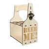 DIY Natural Wood Wine Bottle Rack Rustic Wooden Beer Bottle Stand Decoration for Home Kitchen Wine Bottle Storage