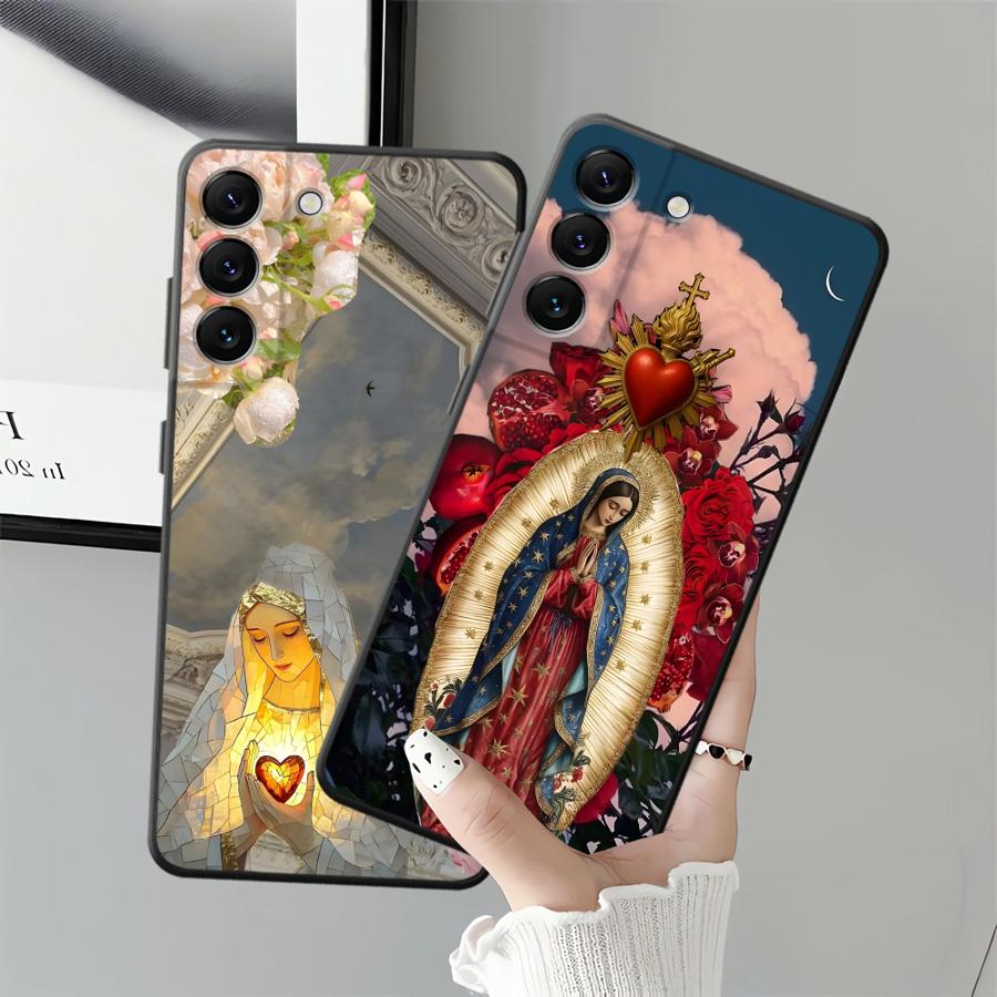 Hülle für Samsung Galaxy A06 A53 A17 A25 A16 A73 A51 A52 A36 A37 A57 A15 A23 A05 A55 Handyhülle A50 A70 A13 A12 A41 Heilige Mutter