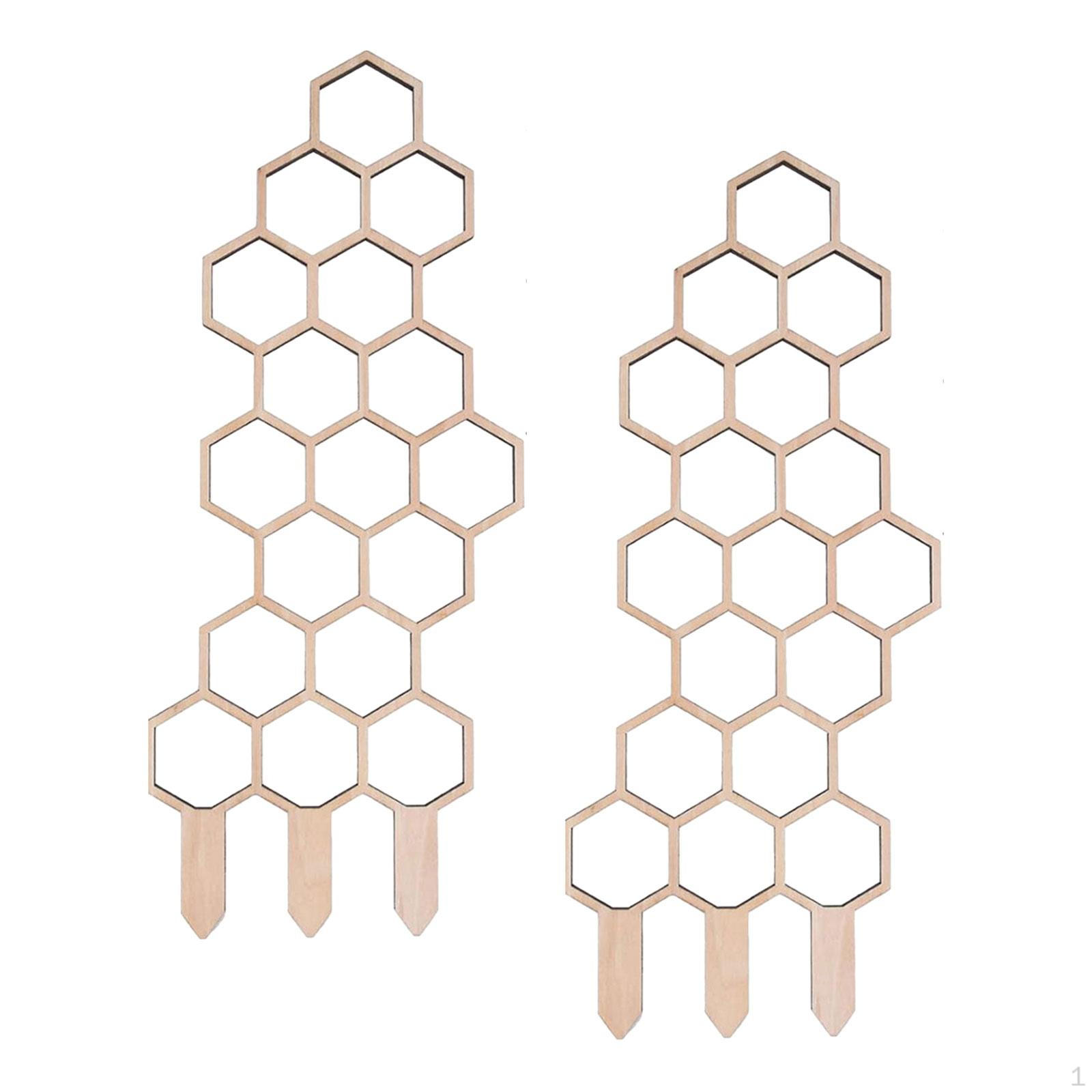 

Цветочная решетка, держатель для вьющихся растений, декоративная решетка для сада Hexagon