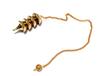 Pendule en Laiton Jet Osiris | Pendule Égyptien Traditionnel pour la Guérison Énergétique, la Divination, le Reiki, l'Équilibrage des Chakras & une Guidance Spirituelle Précise (Osir