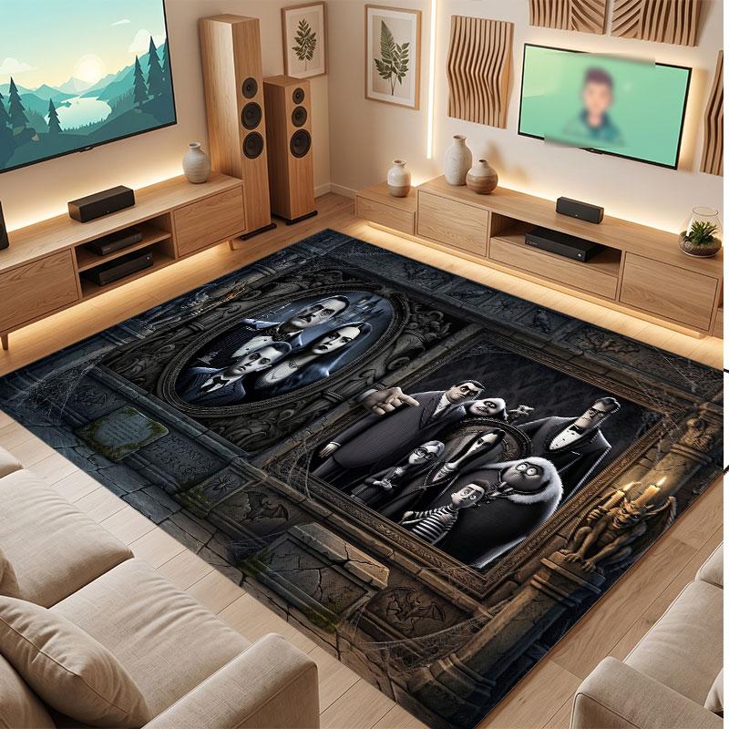 The Addams Family Rug Soft Thick Non Slip Floor Carpet for Bedroom Living Room Home Decor