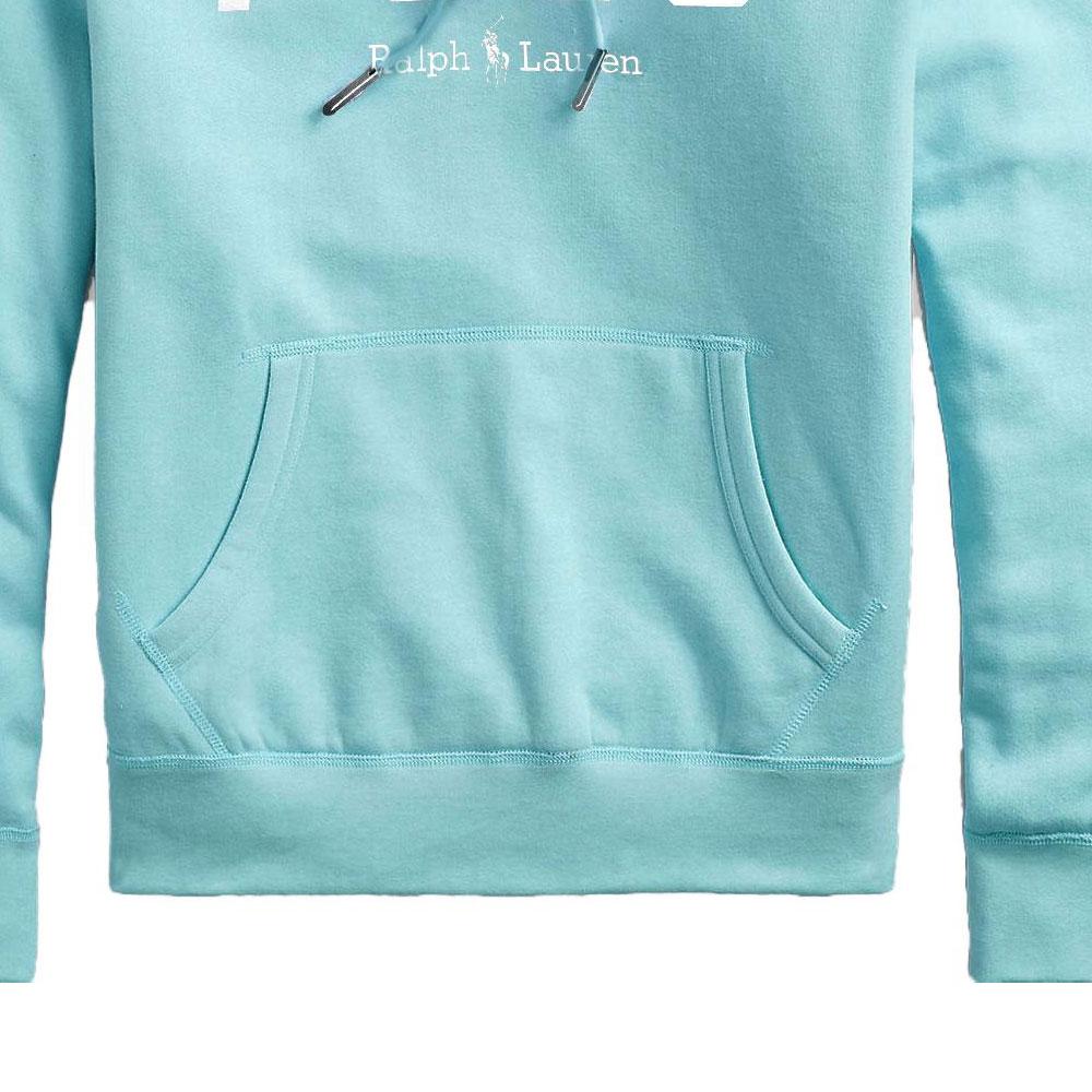 Polo Ralph Lauren Ss23 Letter Logo Print Drawstring Hoodie Men Hoodies Green 710843465-002