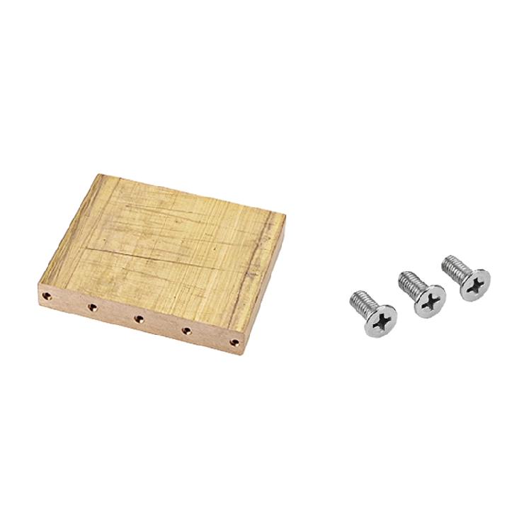 Tremolo Bridge Blok Elektrická Kytara Pevný Mosazný Blok 32mm/34mm/37mm/42mm