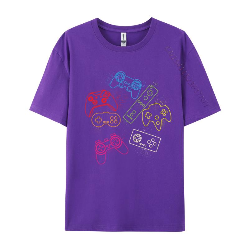 Gaming Controllers Video Games Gamers TShirts Hip Hop Leisure Tees Hip Hop Cotton Unisexs Top TShirts