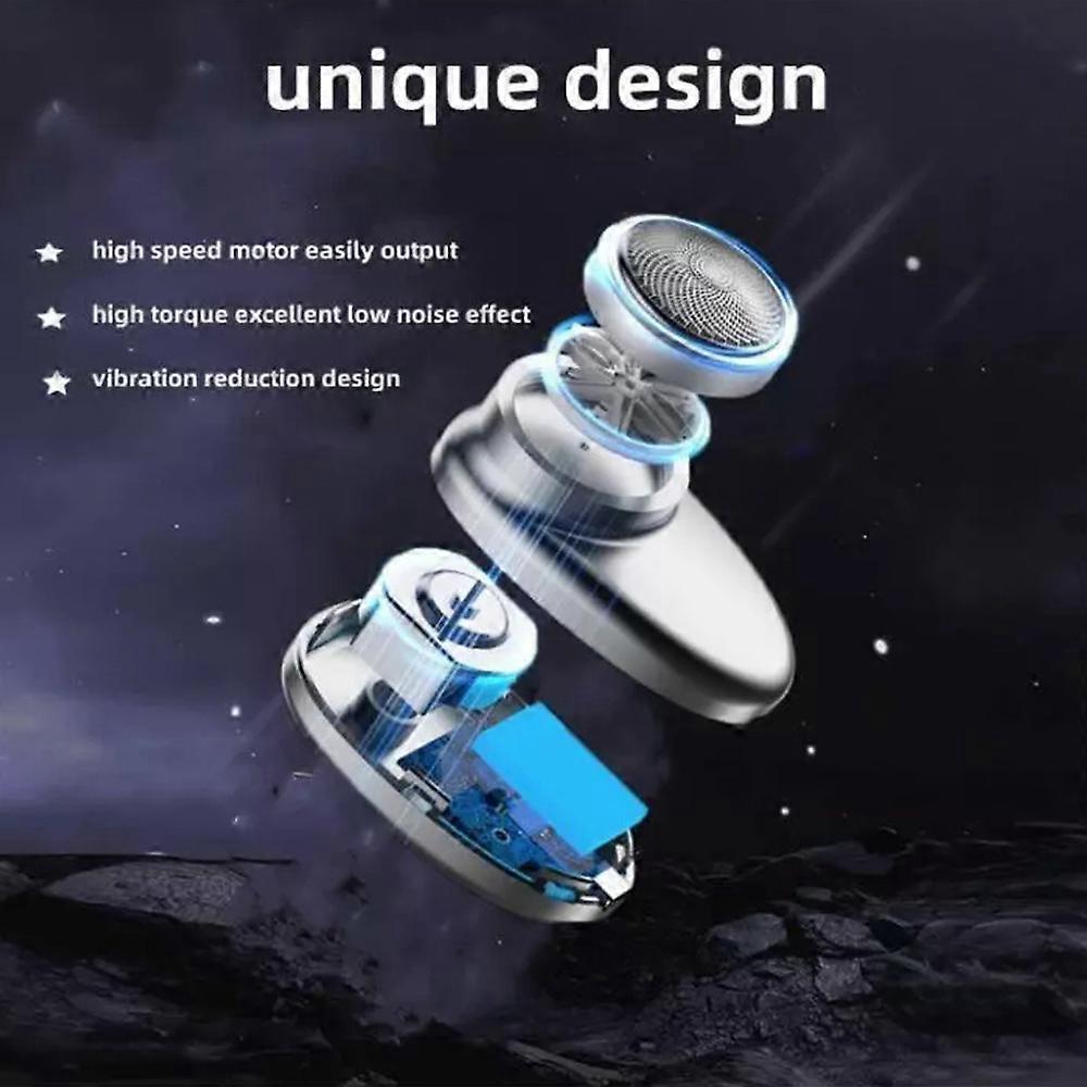 Portable Mini Electric Shaver,Pocket Electric Waterproof Razor for Men