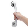 Suction Cup Door Handle Stable Safe Bathtub Shower Handle for Refrigerator Drawer Bathroom Silver