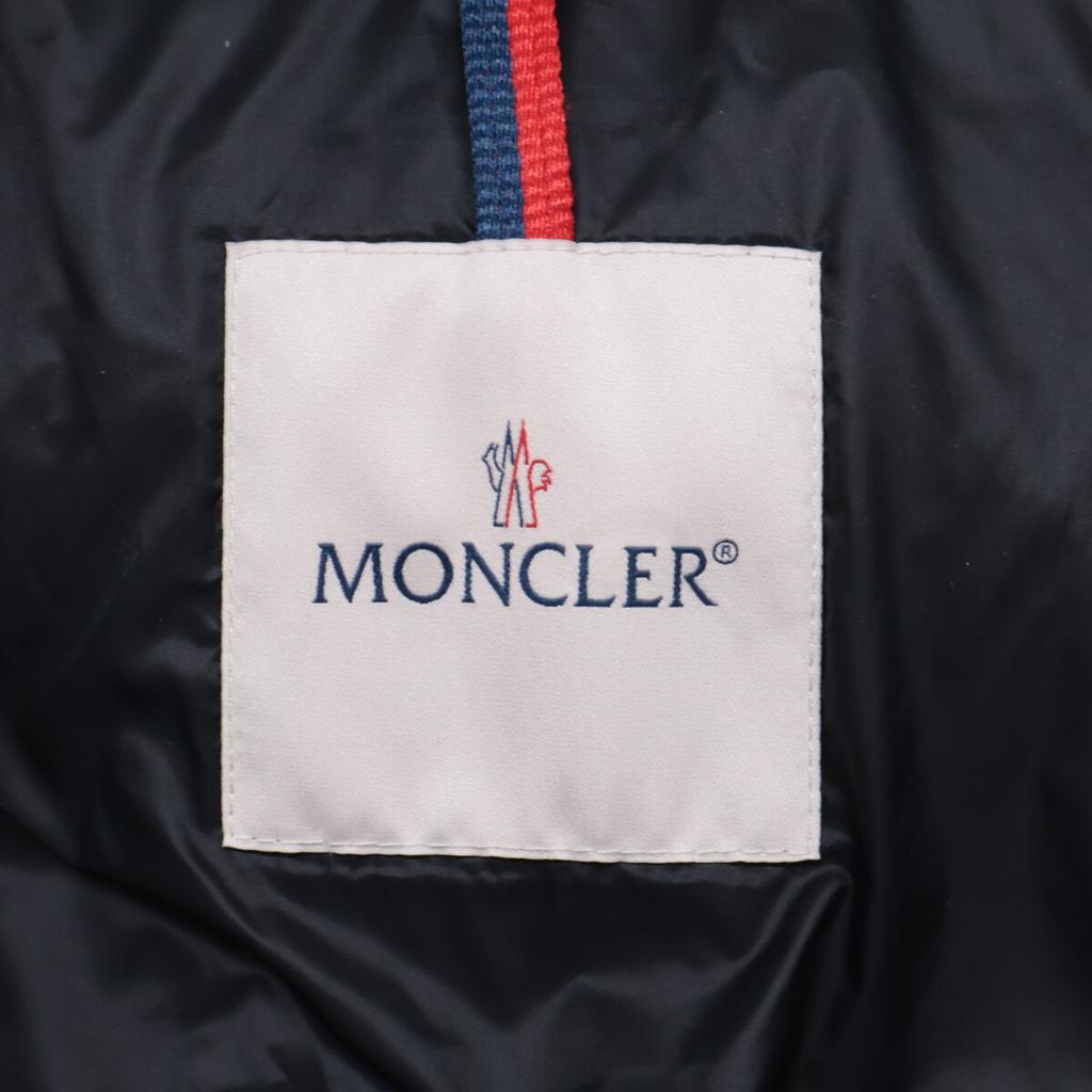 Moncler 25-jährige MAYA technische Nylon Daunenjacke mit Kapuze Jacke 4 schwarzGebraucht