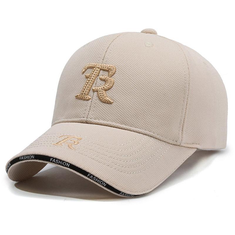 

Baseball cap versatile big head circumference cap wide brim sun hat spring and summer Adjustable бежевый