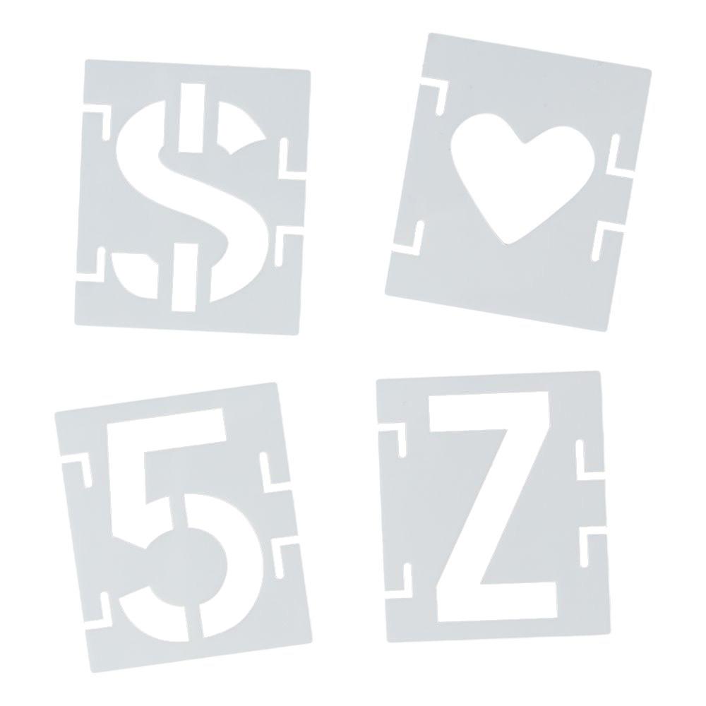 Șabloane cu Numere Pentru Pictură Alfabet Șabloane de Desenat Alfabet Șabloane cu Numere Meșteșug DIY