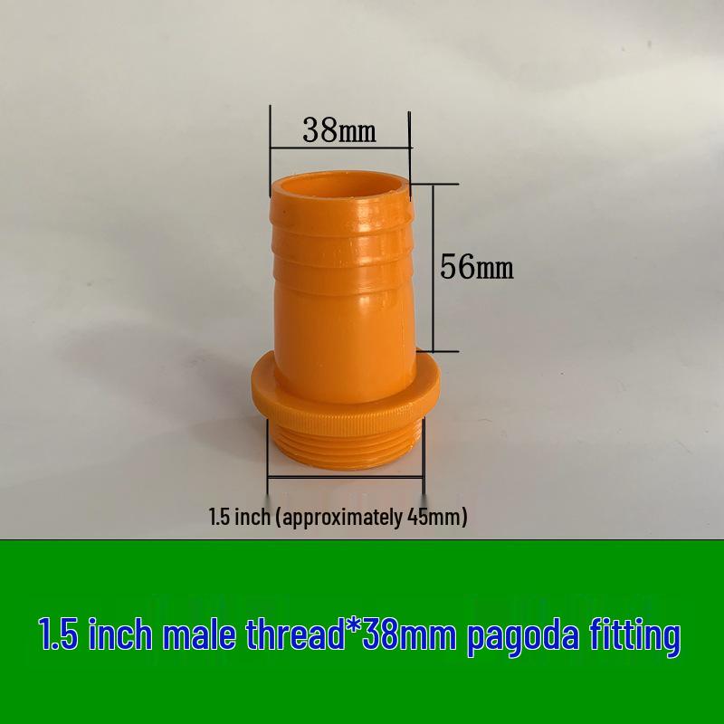POM Anti-Corrosion Plastic Steel Connector with Internal and External Threads for Water Pipes and Tanks
