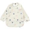 Yiupea Baby Weaning Bib Mess Proof with Long Sleeves - Machine Washable & Waterproof Bibs 6-24 Months for Baby Led Weaning, Coverall Bibs for Feeding