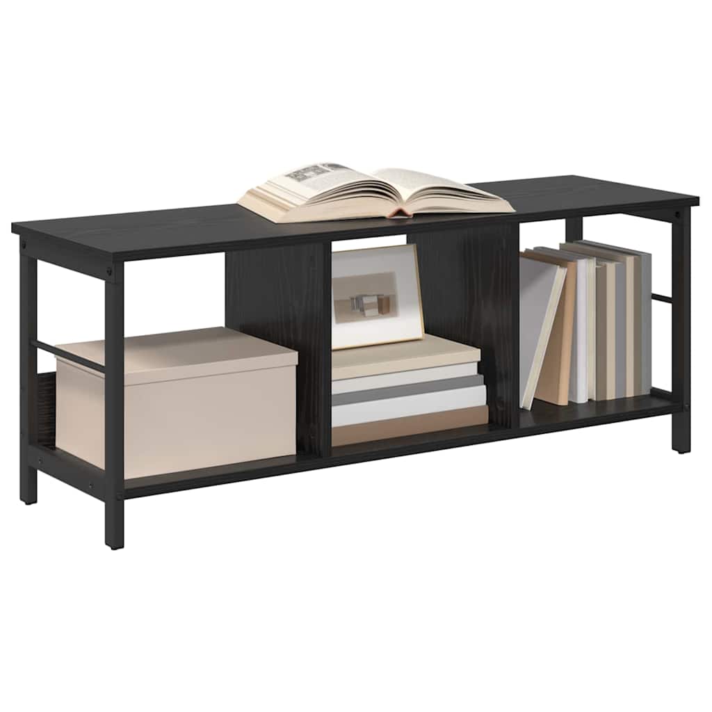 Bookshelf Black Oak Effect 102 x 32 x 40.5 cm