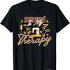 Sewing Is My Therapy Funny Craft Sewing Lover Graphic T-Shirt