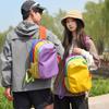 Schoolbag Wholesale Outdoor Sports Backpack Dopamine Contrast Color Fashion Travel Backpack Male and Female Versatile Travel Bag