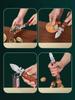Shell Prying Tools Home Kitchen Multifunction Stainless Steel Oyster Knife Commercial Wooden Handle Scallop Oyster Shell Opener