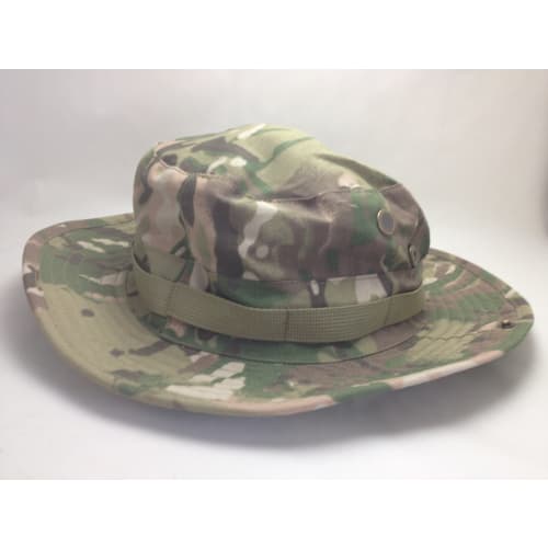 Multicam Boonie Hat, Jungle Hat, Multi Camouflage, One Size, Camouflage, Military Uniform