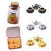 1/12 Dollhouse Miniature Food Lollipops Dollhouse Mini Tea Set  Photography Props