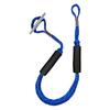 2ft 60cm Dock Line Elastic Rope with Stainless Steel Thimble and Cleat for Marine Use Stretchable Yacht Mooring Rope