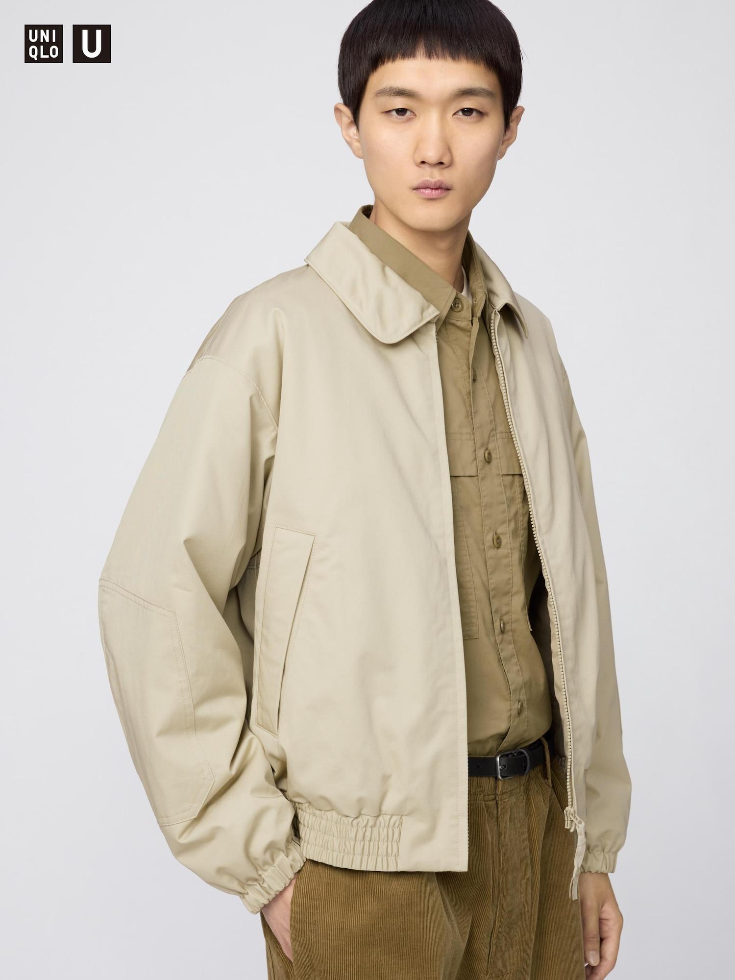 

Uniqlo Япония Пуховик-блузон Puff Tech 31 BEIGE/L
