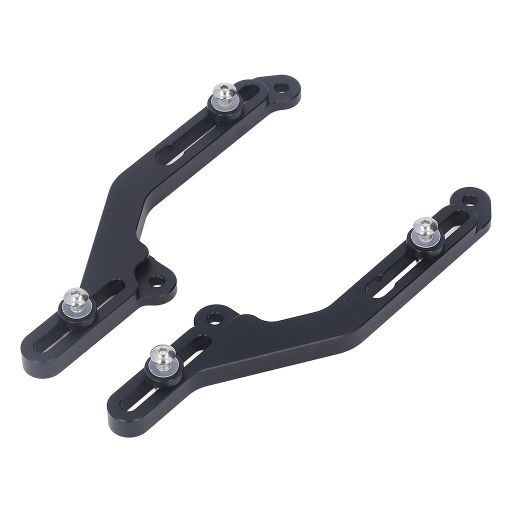 1 Pair Black Motorcycle Windscreen Adjuster Aluminium Windshield Bracket Replacement for NC750X 2021