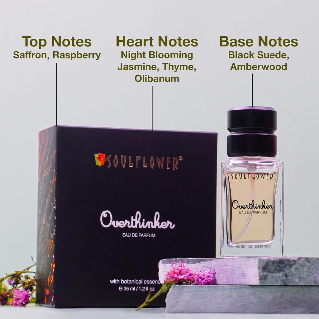 Luxury Perfume Gift Set for Men & Women | Oudh, Overthinker, Mystique |Saffron, Fresia, Peach, Woody, Floral|Refreshing,  | 100ml (Pack of 3)