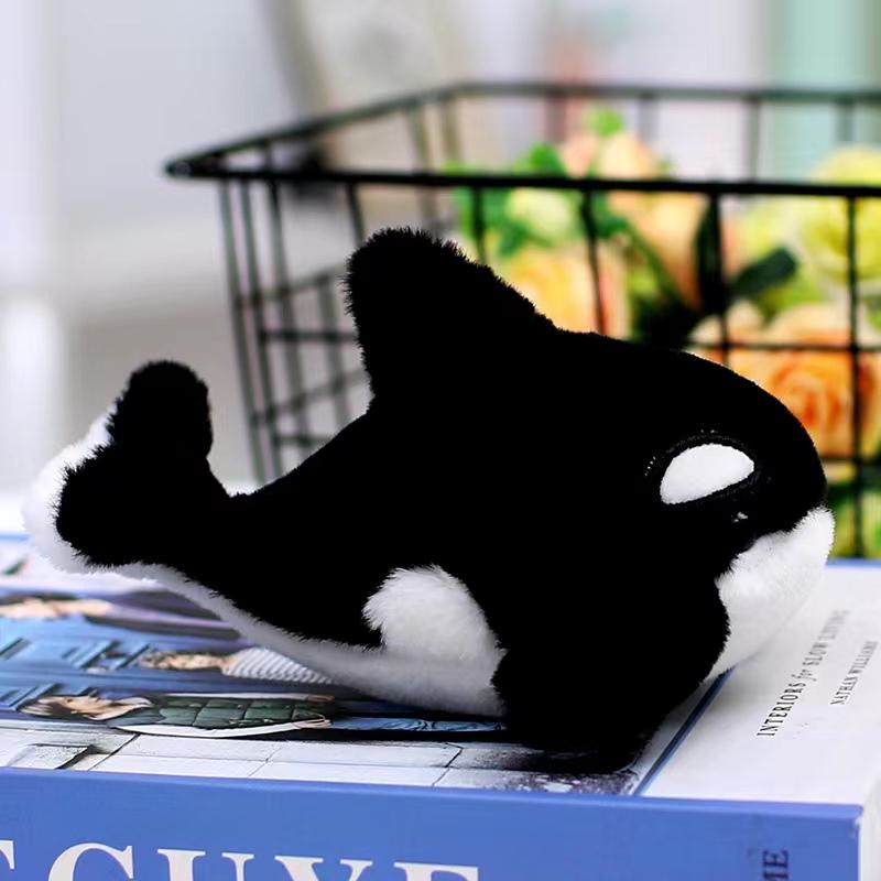 Cute Marine Animals Seal Shark Whale Plush Pendant Plush Toy Bag Accessories Keychain Pendant Bag Car Pendant Children's Gifts