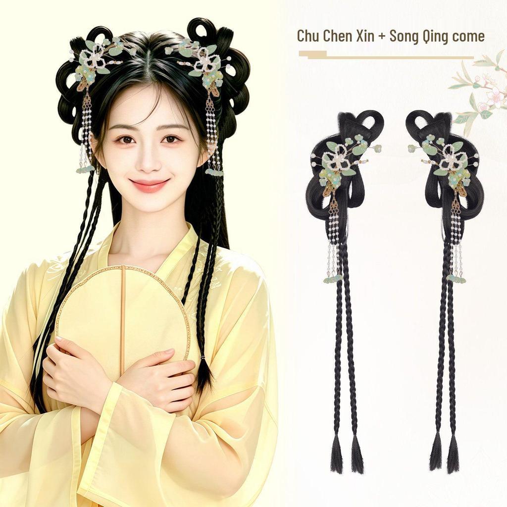 Ming Dynasty Hanfu Style Hair Bun Clip - Women's Ancient Style Wig Bun Accessory