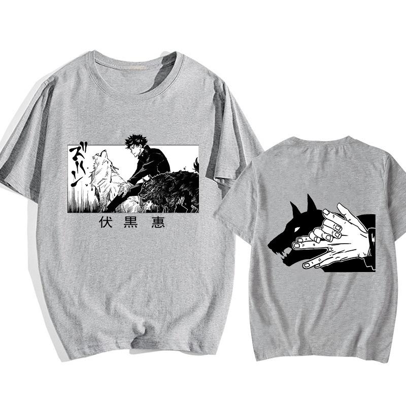 Gojo Satoru Jujutsu Kaisen Anime Trend T-Shirt Cotton Graphic Tee Unisex Unisex Summer Streetwear