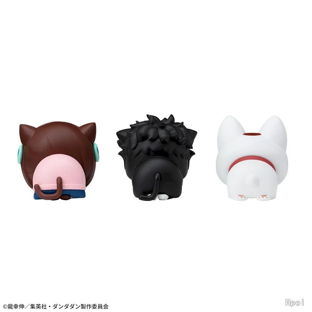 4 Stuks/1 Set 5CM Anime Dandadan Figuur Takakura Ken Ayase Momo Nap Kat Turbo Oma Feestpositie Desktop Ornamenten Poppen Speelgoed