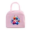 Portable Lunch Bags Dachshund Heartbeat Print Women Men Thermal Insulation Lunch Box Children School Lunch Bento Storage Handbag