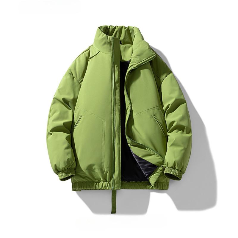 Зимняя новая куртка в стиле ретро в стиле Гонконга с воротником-стойкой — фото 9