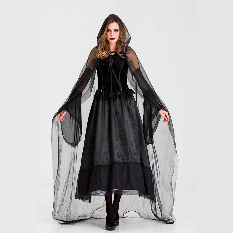 Halloween Carnival Party Dark Vampire Witch Castle Witch, Cinematography Show Costume